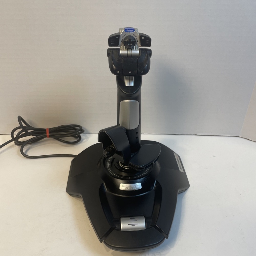 Saitek Joystick‎ Black ST290 Pro Flight Stick Programmable USB Gaming Controller